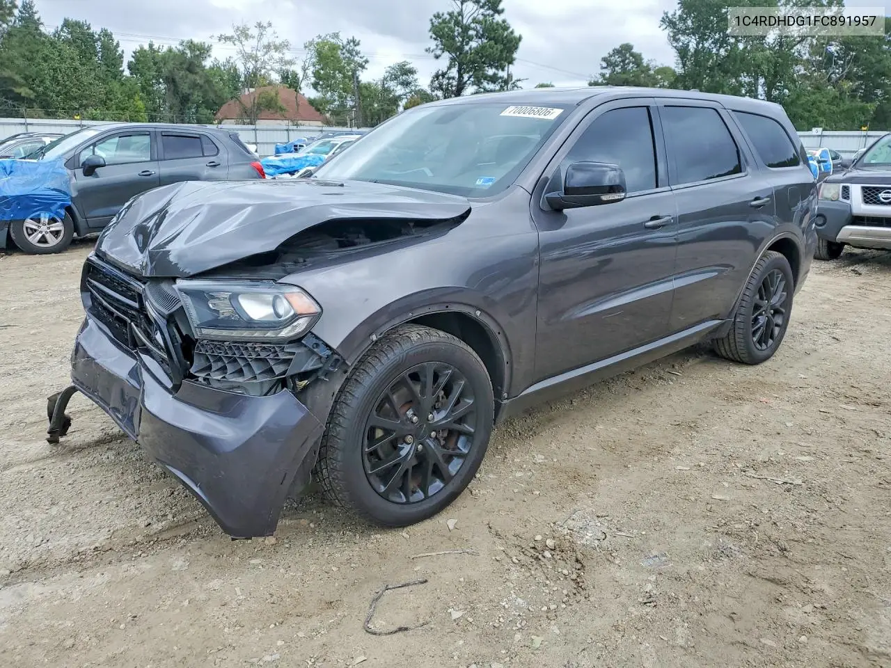 DODGE DURANGO 2015, VIN 1C4RDHDG1FC891957