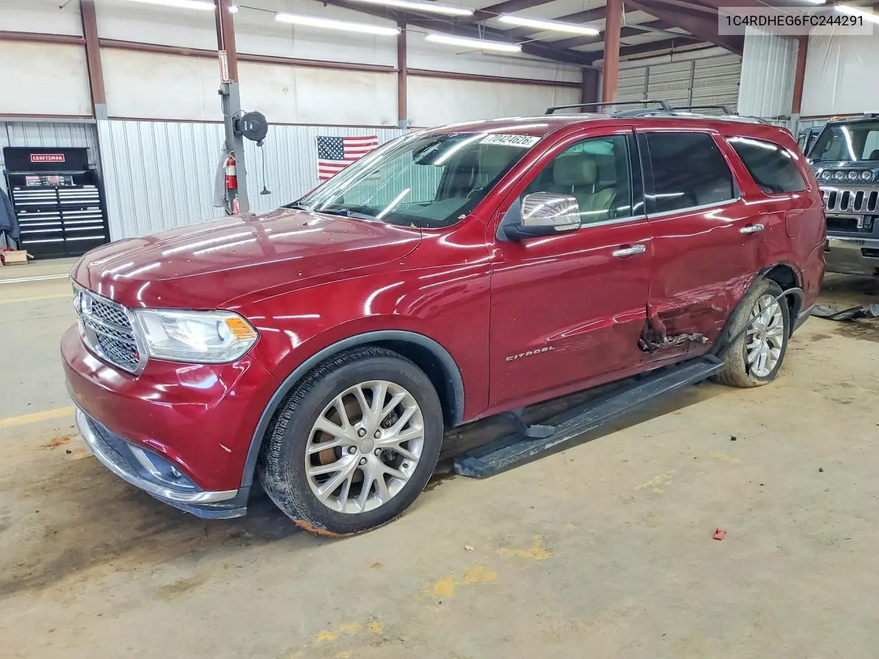 DODGE DURANGO 2015, VIN 1C4RDHEG6FC244291