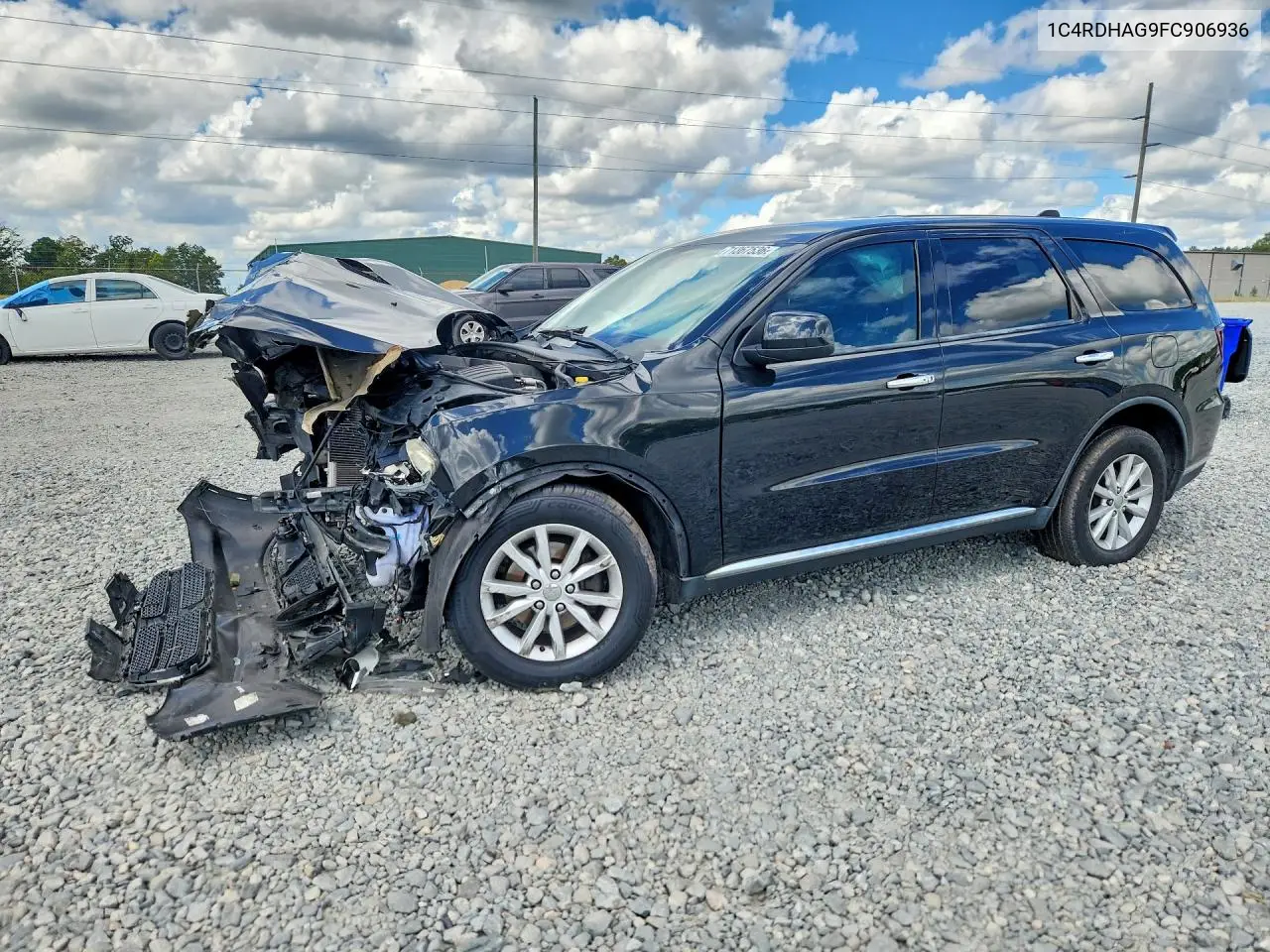DODGE DURANGO 2015, VIN 1C4RDHAG9FC906936