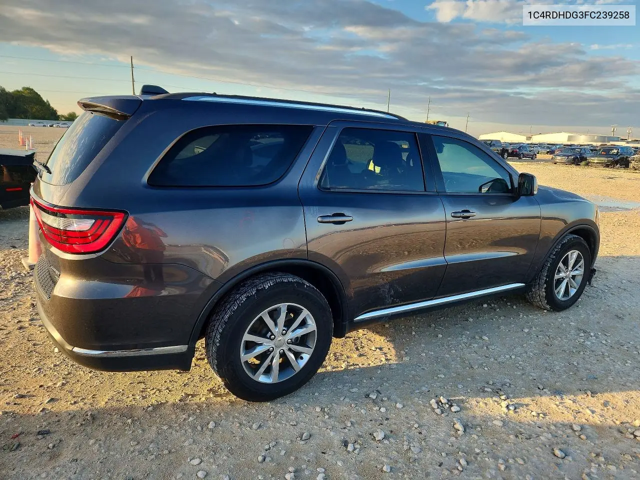 2015 DODGE DURANGO VIN 1C4RDHDG3FC239258 — фото 3