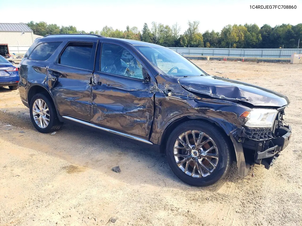 2015 DODGE DURANGO VIN 1C4RDJEG7FC708860 — фото 4