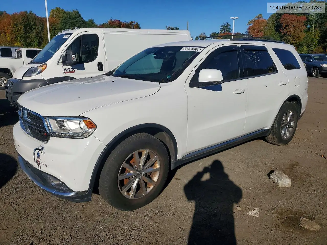 DODGE DURANGO 2015, VIN 1C4RDHDG7FC770737