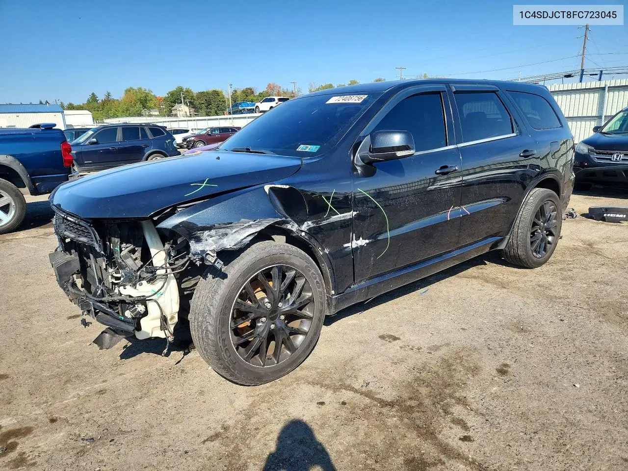 DODGE DURANGO 2015, VIN 1C4SDJCT8FC723045