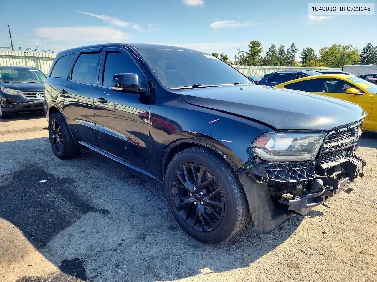 2015 DODGE DURANGO VIN 1C4SDJCT8FC723045 — фото 4