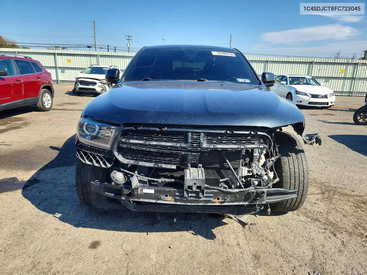 2015 DODGE DURANGO VIN 1C4SDJCT8FC723045 — фото 5