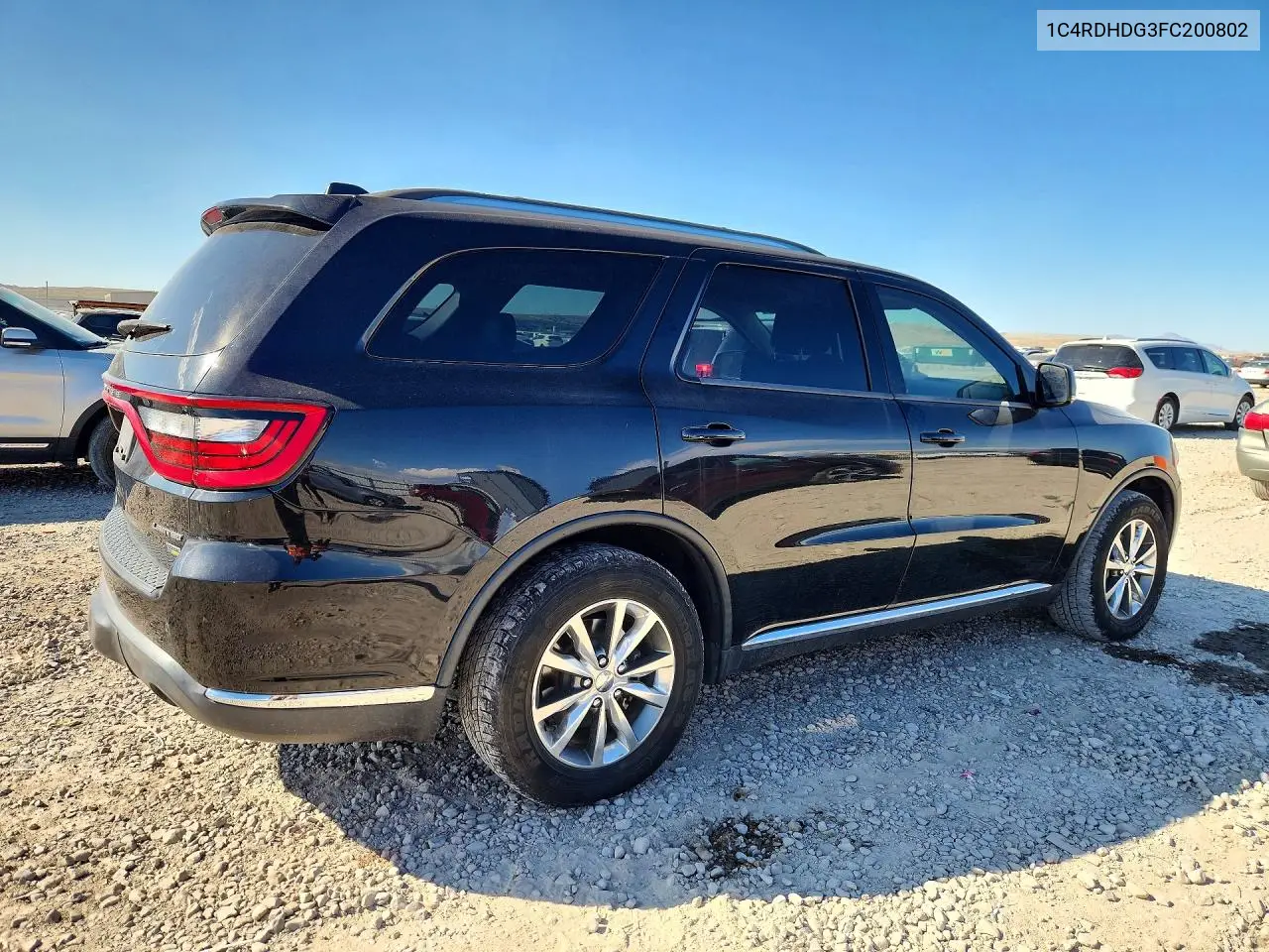 2015 DODGE DURANGO VIN 1C4RDHDG3FC200802 — фото 3