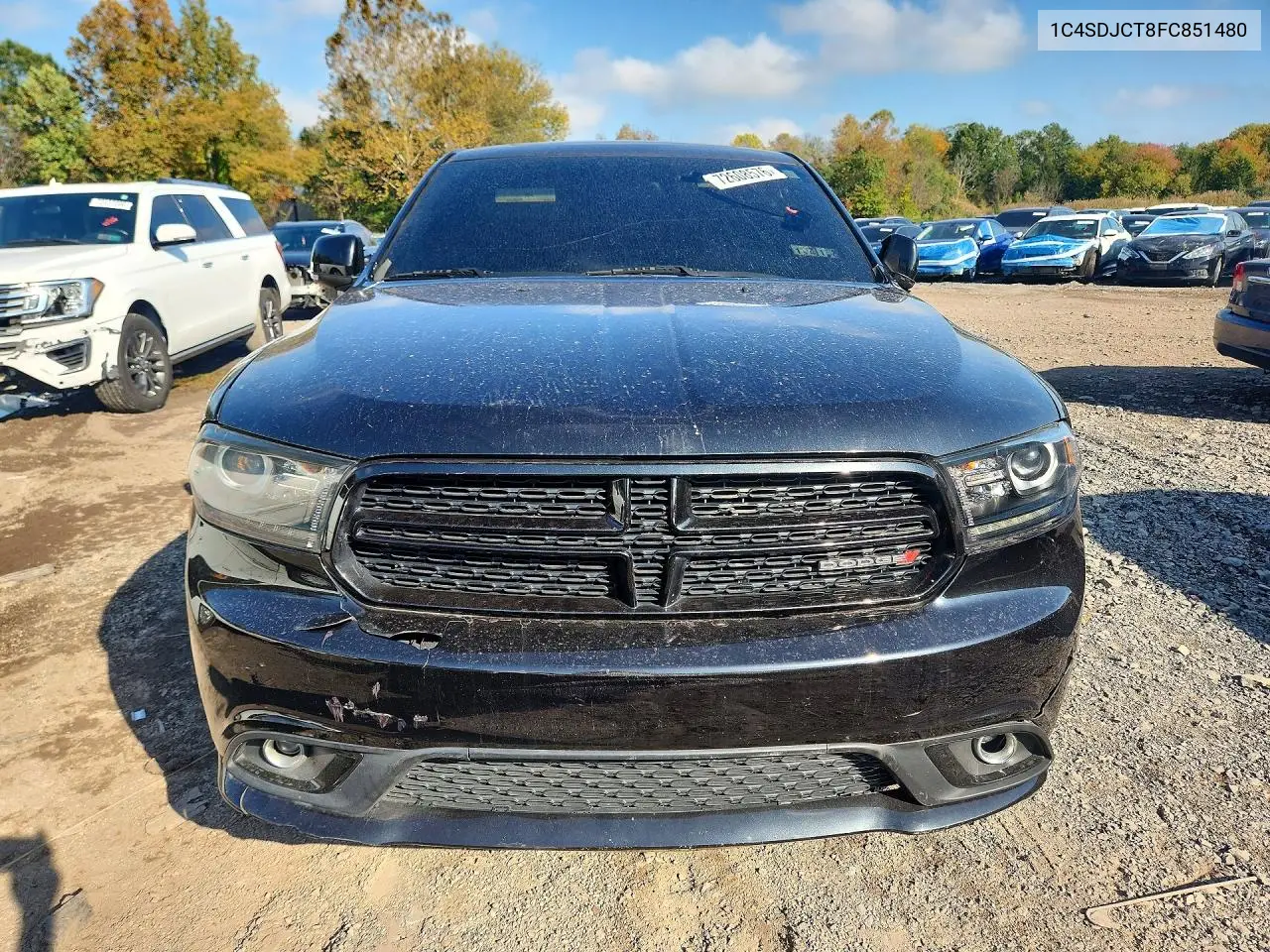 2015 DODGE DURANGO VIN 1C4SDJCT8FC851480 — фото 5