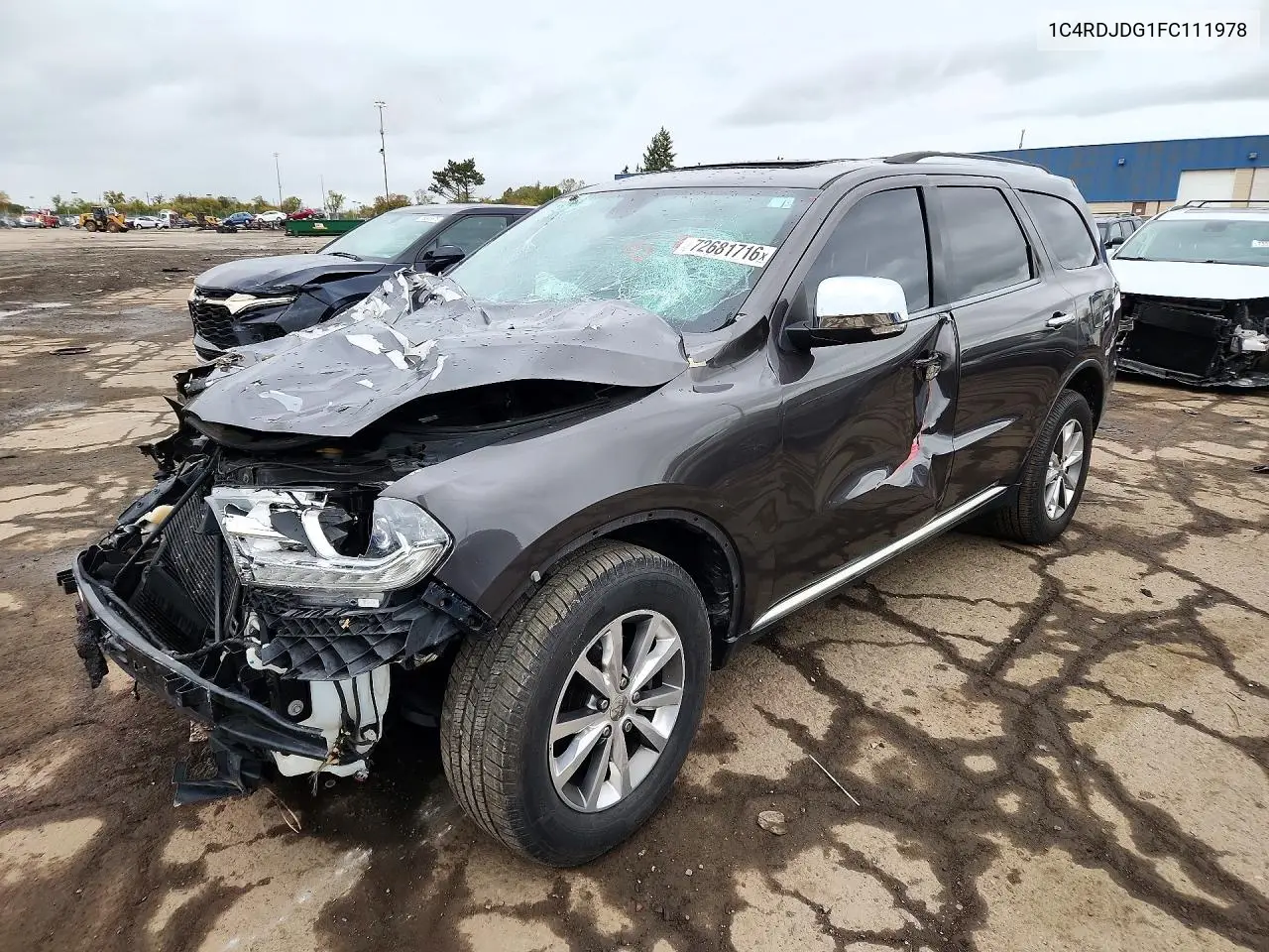 DODGE DURANGO 2015, VIN 1C4RDJDG1FC111978