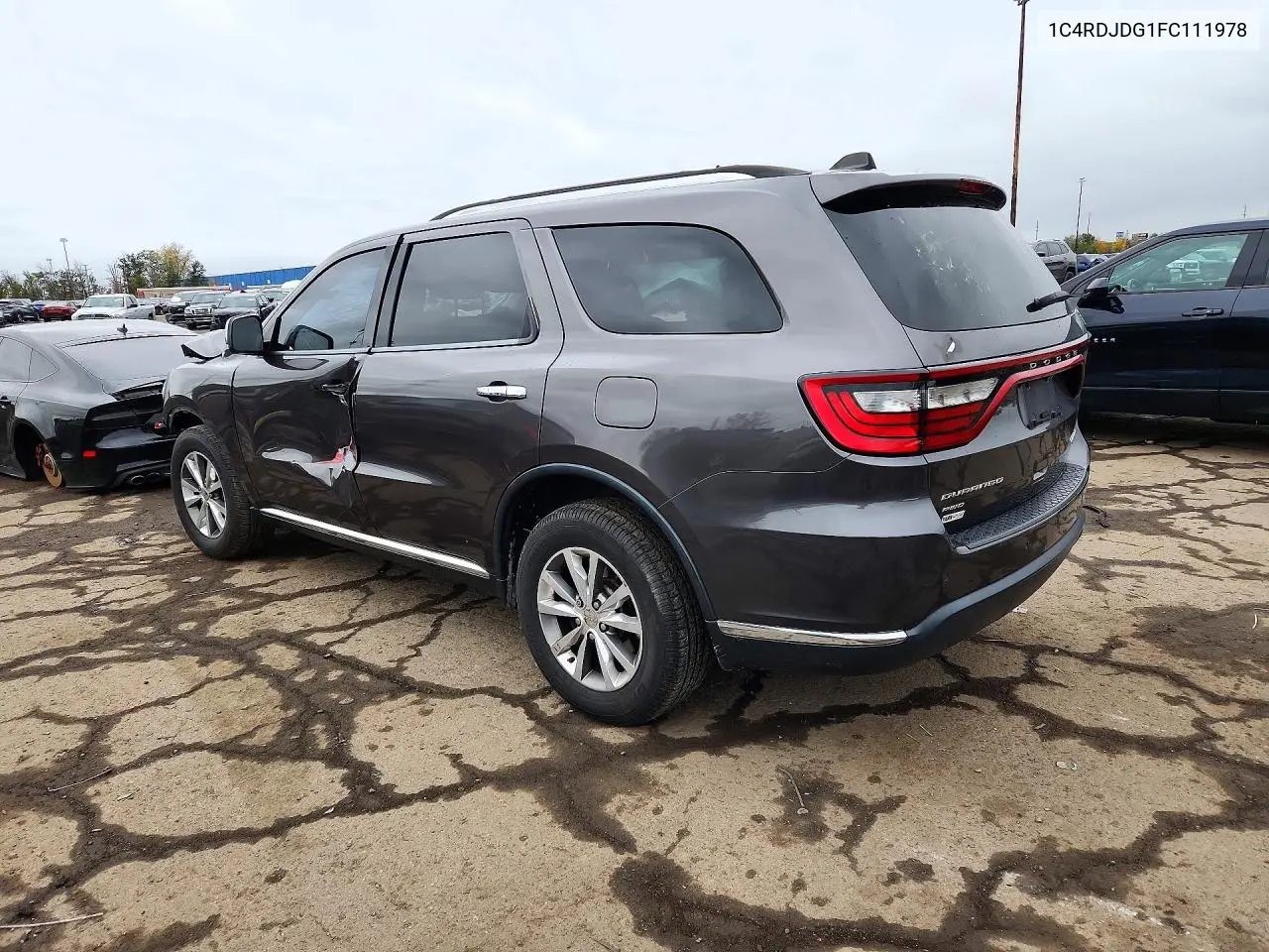 2015 DODGE DURANGO VIN 1C4RDJDG1FC111978 — фото 2
