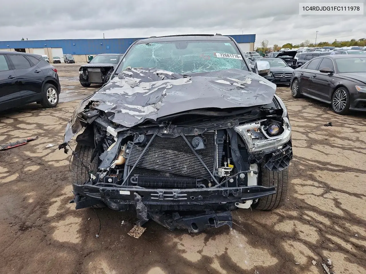 2015 DODGE DURANGO VIN 1C4RDJDG1FC111978 — фото 5