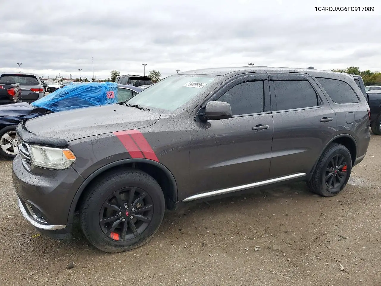 DODGE DURANGO 2015, VIN 1C4RDJAG6FC917089