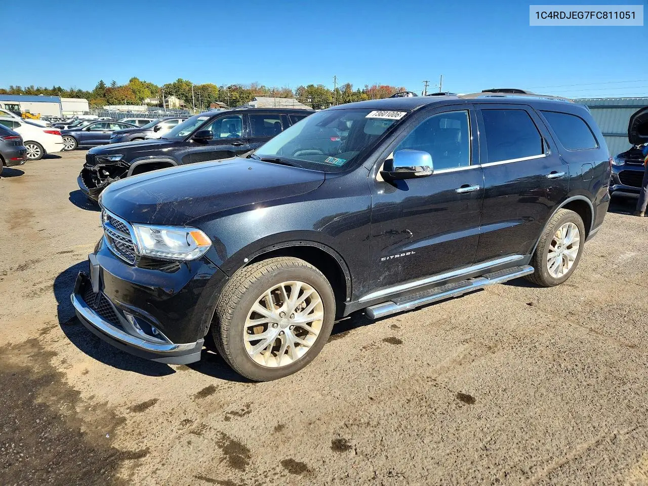 DODGE DURANGO 2015, VIN 1C4RDJEG7FC811051