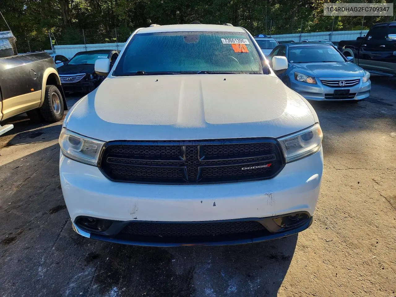 DODGE DURANGO 2015, VIN 1C4RDHAG2FC709347