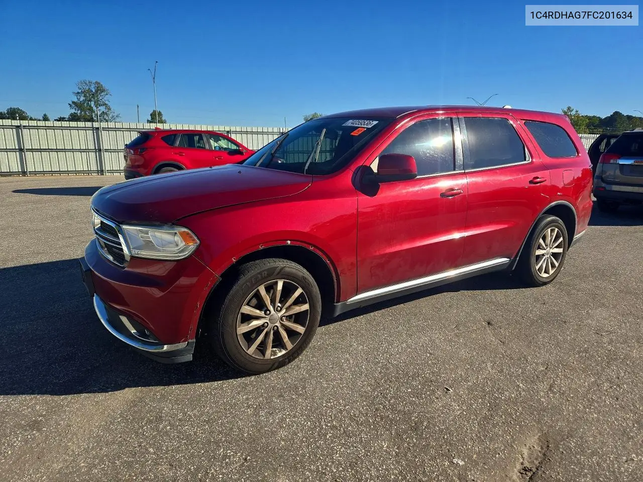 DODGE DURANGO 2015, VIN 1C4RDHAG7FC201634