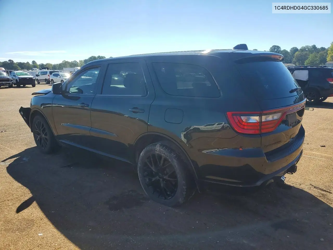 2016 DODGE DURANGO VIN 1C4RDHDG4GC330685 — фото 2