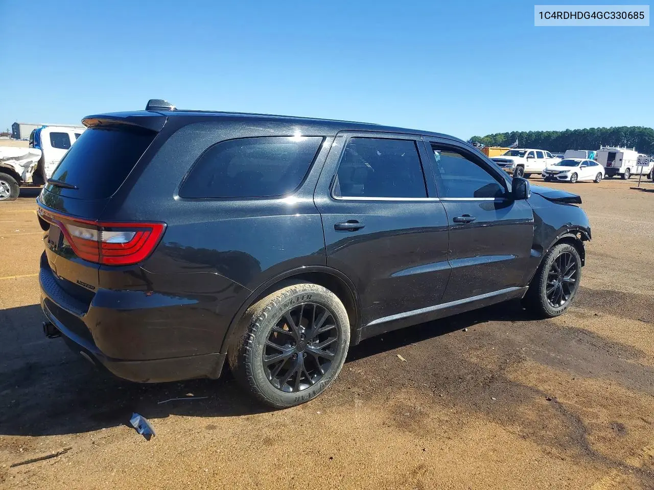 2016 DODGE DURANGO VIN 1C4RDHDG4GC330685 — фото 3