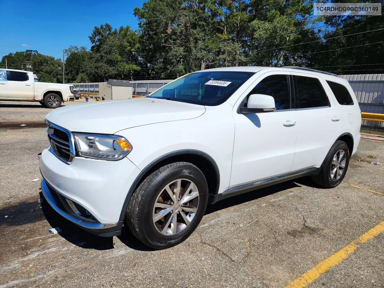 DODGE DURANGO 2016, VIN 1C4RDHDG9GC360149