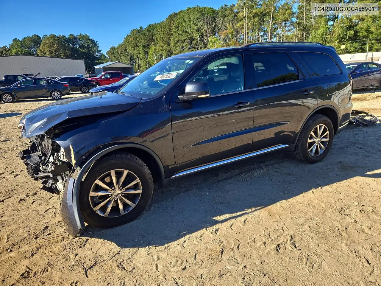 DODGE DURANGO 2016, VIN 1C4RDJDG7GC455901