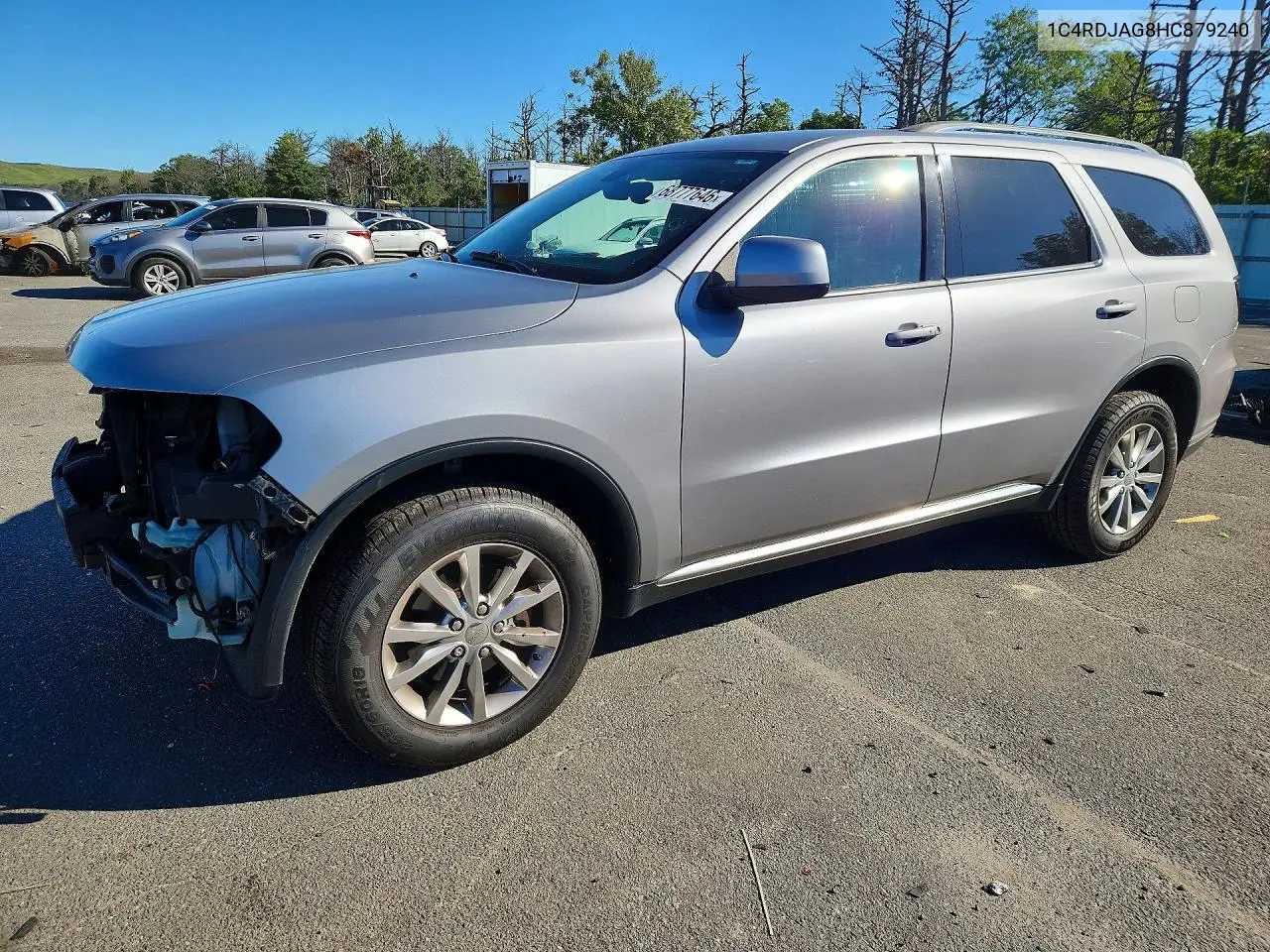 DODGE DURANGO 2017, VIN 1C4RDJAG8HC879240