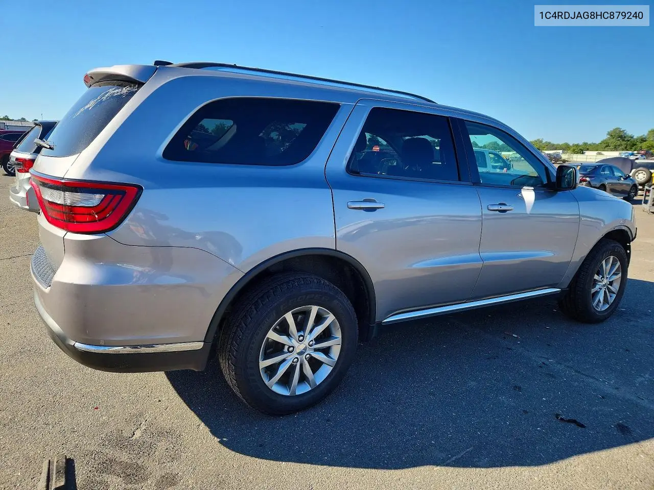 2017 DODGE DURANGO VIN 1C4RDJAG8HC879240 — фото 3