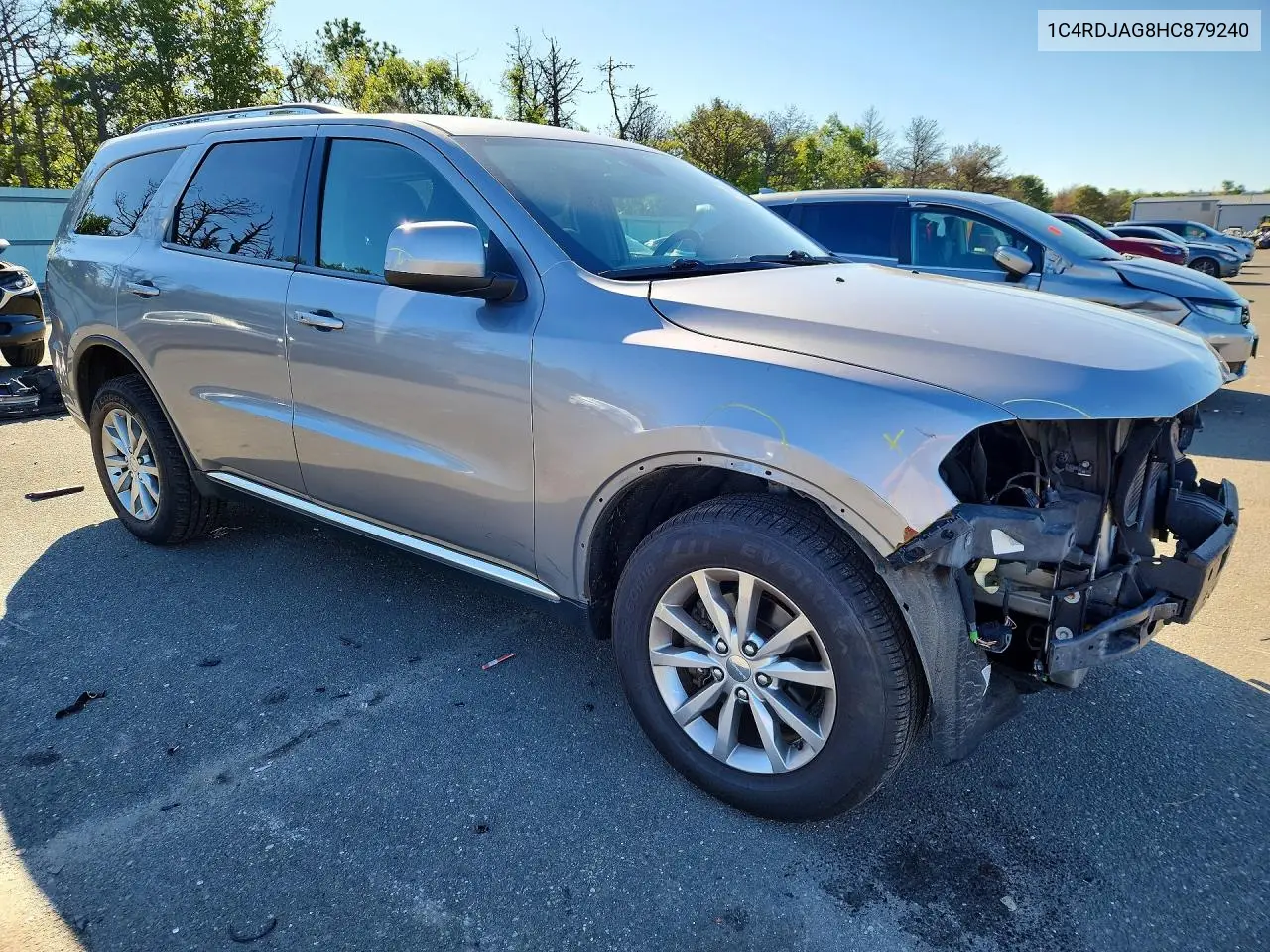 2017 DODGE DURANGO VIN 1C4RDJAG8HC879240 — фото 4