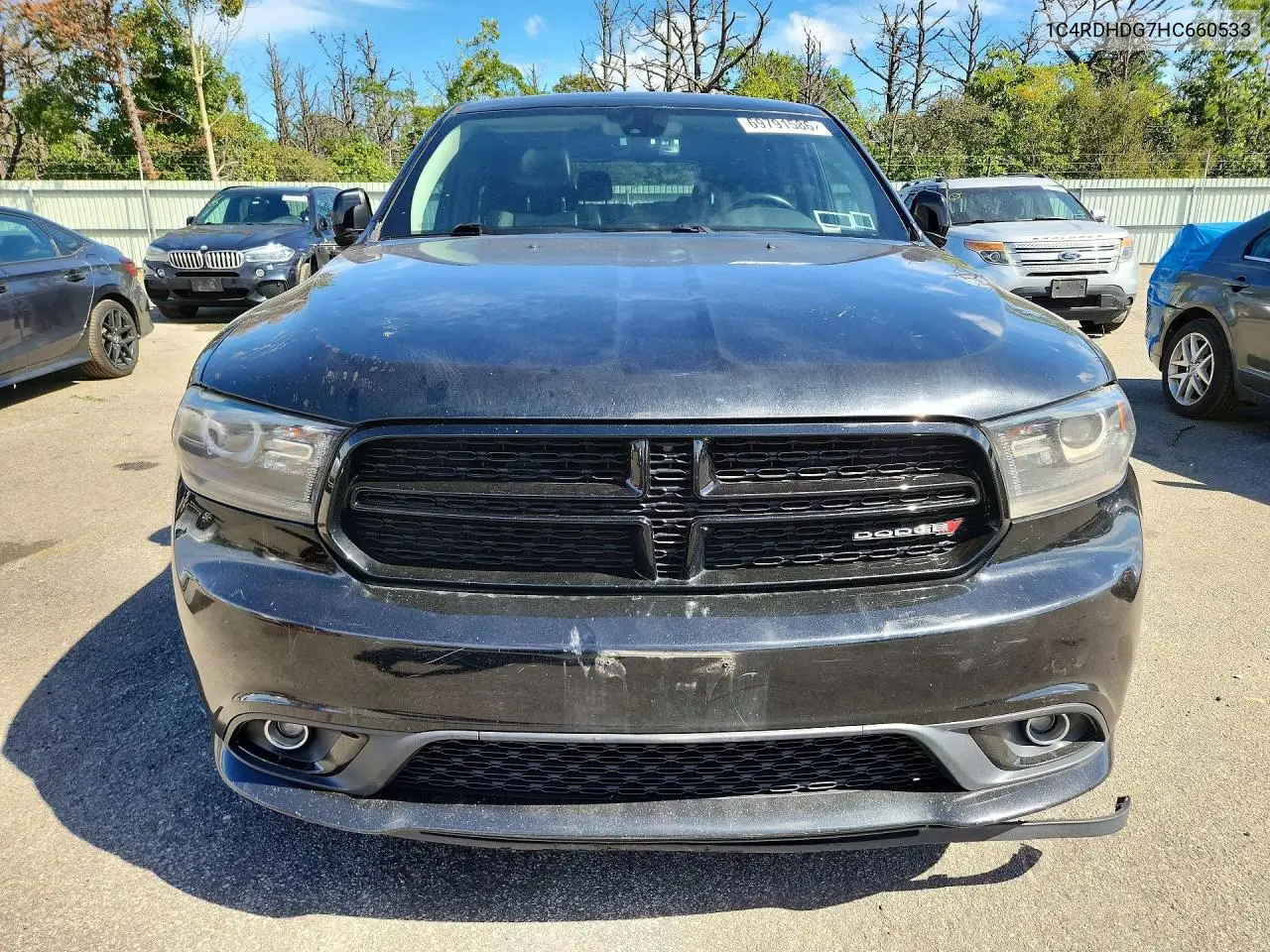 2017 DODGE DURANGO VIN 1C4RDHDG7HC660533 — фото 5