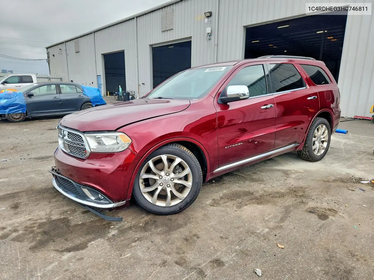 DODGE DURANGO 2017, VIN 1C4RDHEG3HC746811