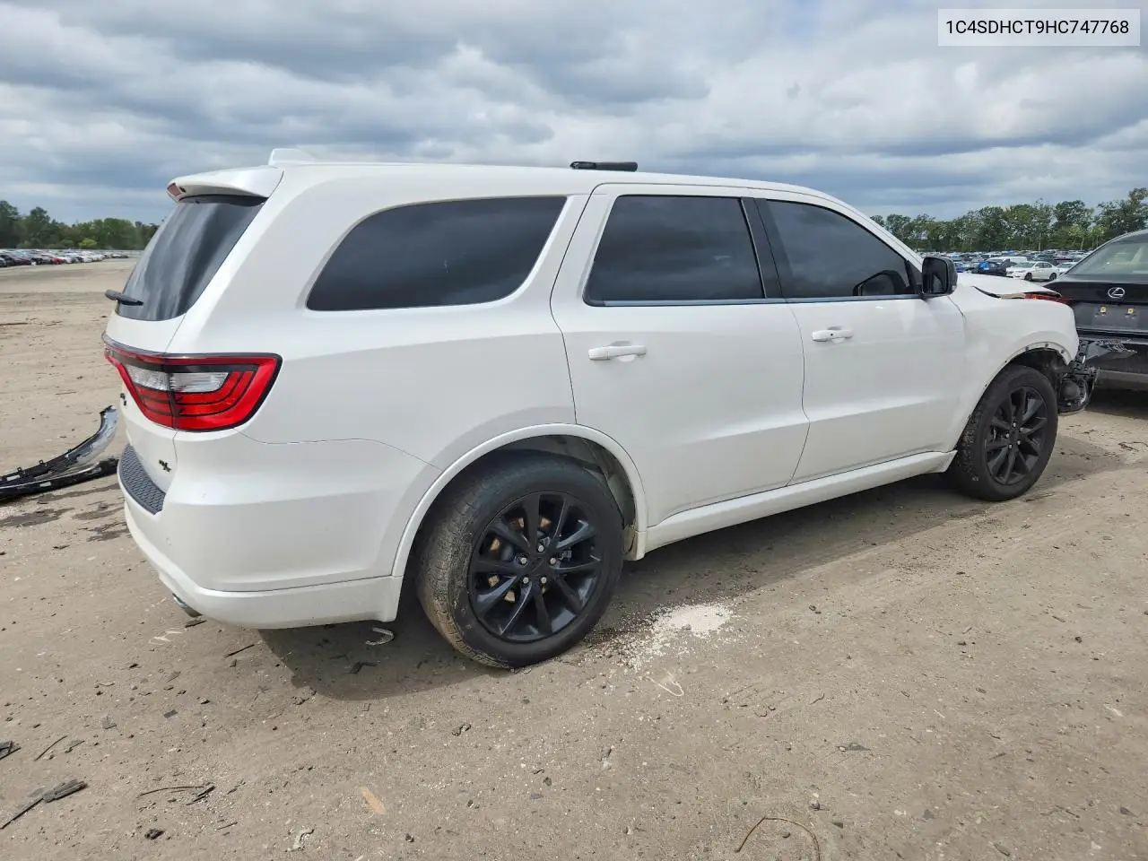 2017 DODGE DURANGO VIN 1C4SDHCT9HC747768 — фото 3