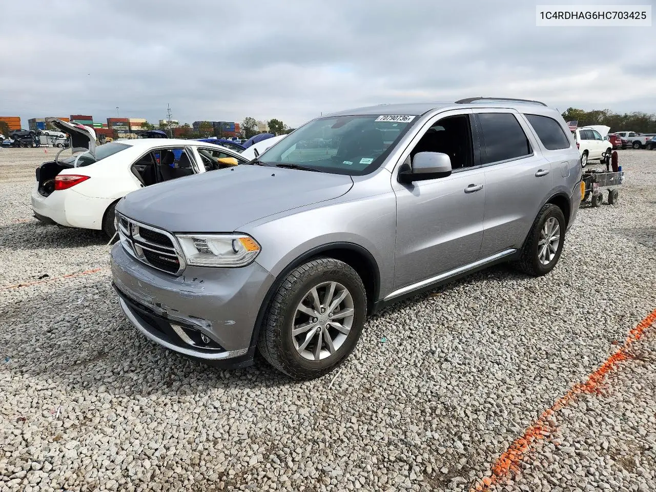 DODGE DURANGO 2017, VIN 1C4RDHAG6HC703425