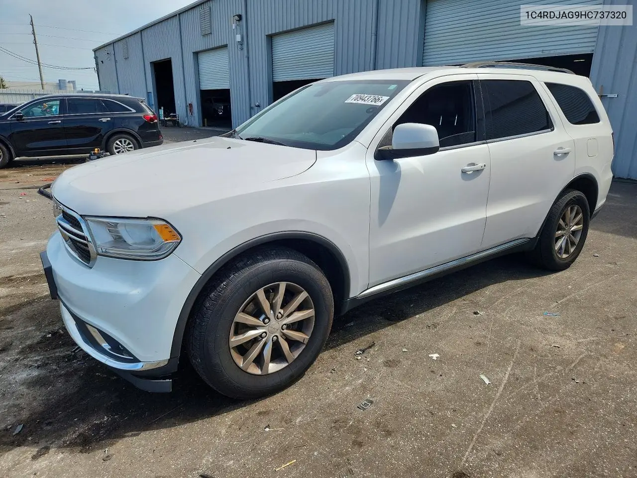 DODGE DURANGO 2017, VIN 1C4RDJAG9HC737320