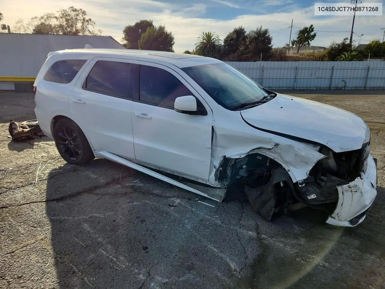 2017 DODGE DURANGO VIN 1C4SDJCT7HC871268 — фото 4