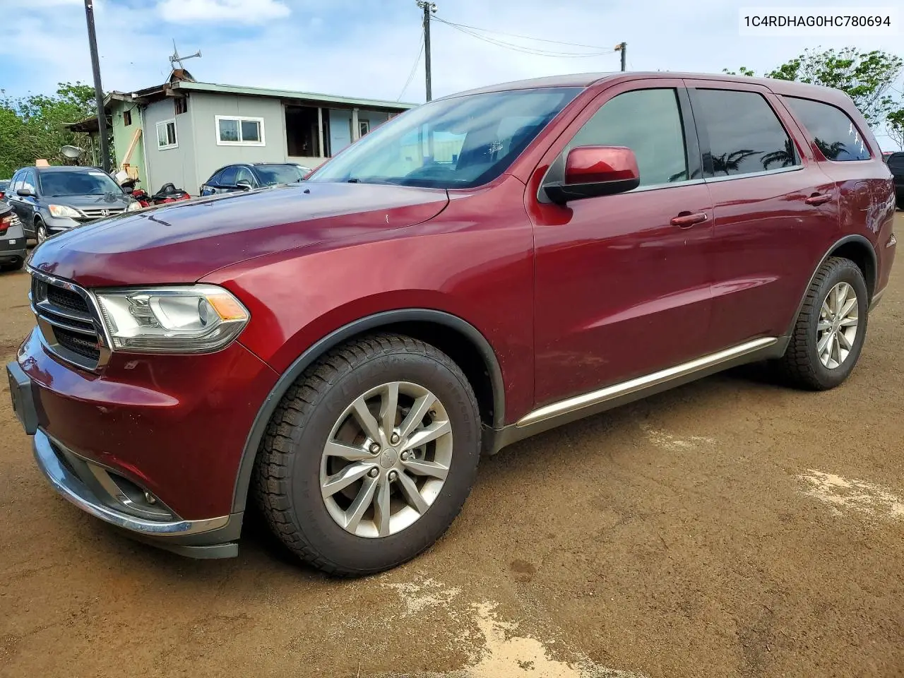 DODGE DURANGO 2017, VIN 1C4RDHAG5JC323725