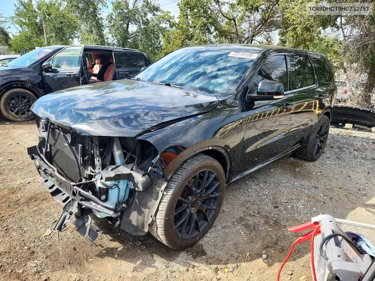 DODGE DURANGO 2017, VIN 1C4SDHCT9HC732753