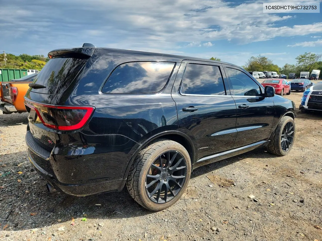 2017 DODGE DURANGO VIN 1C4SDHCT9HC732753 — фото 3