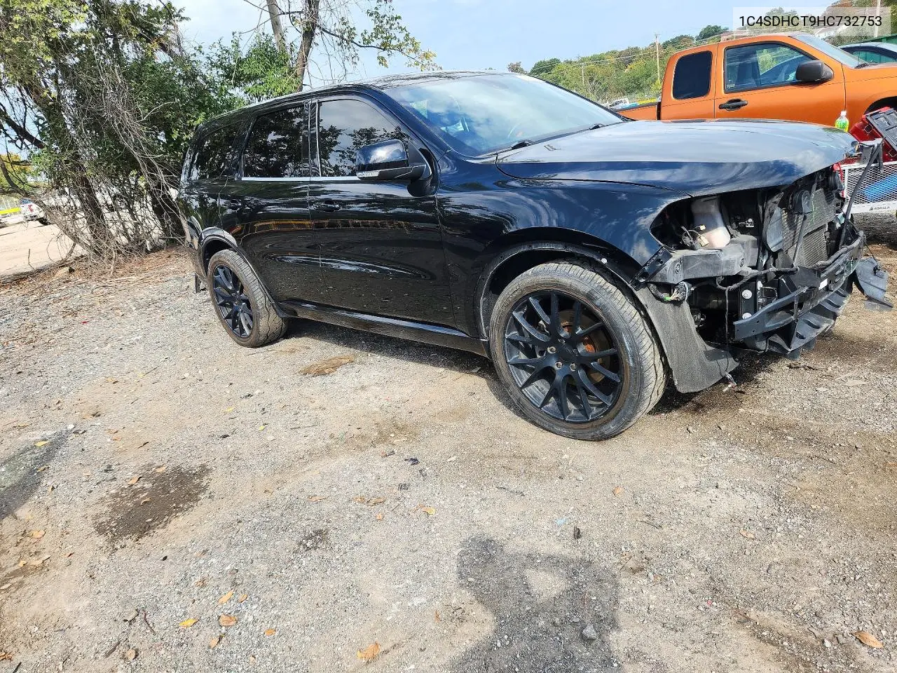 2017 DODGE DURANGO VIN 1C4SDHCT9HC732753 — фото 4
