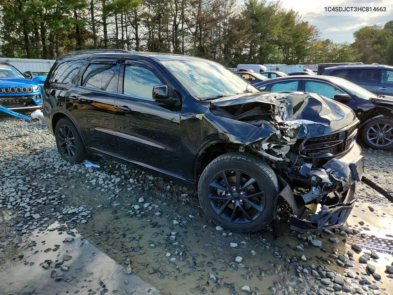2017 DODGE DURANGO VIN 1C4SDJCT3HC814663 — фото 4