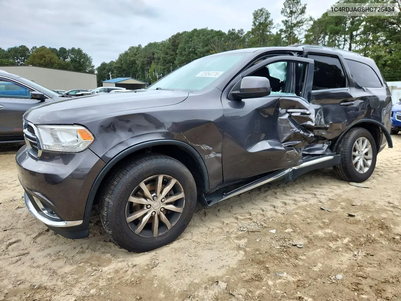 DODGE DURANGO 2017, VIN 1C4RDJAG8HC725434