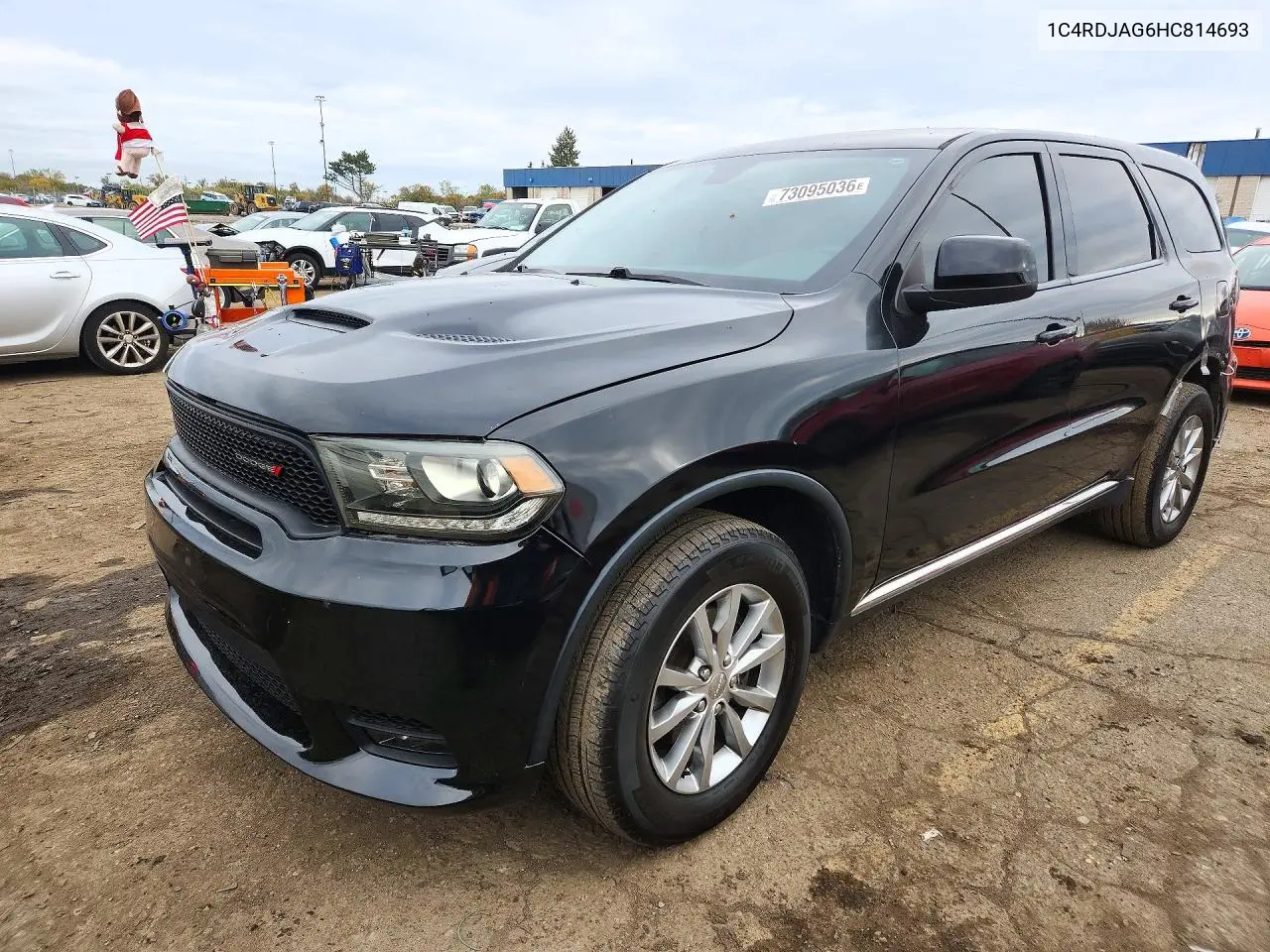 DODGE DURANGO 2017, VIN 1C4RDJAG6HC814693