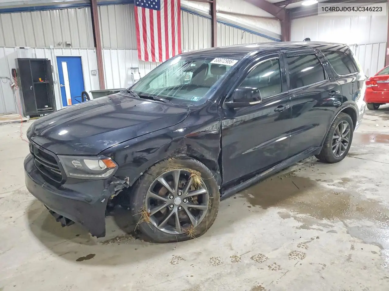 DODGE DURANGO 2018, VIN 1C4RDJDG4JC346223