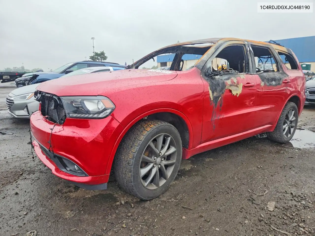 DODGE DURANGO 2018, VIN 1C4RDJDGXJC448190
