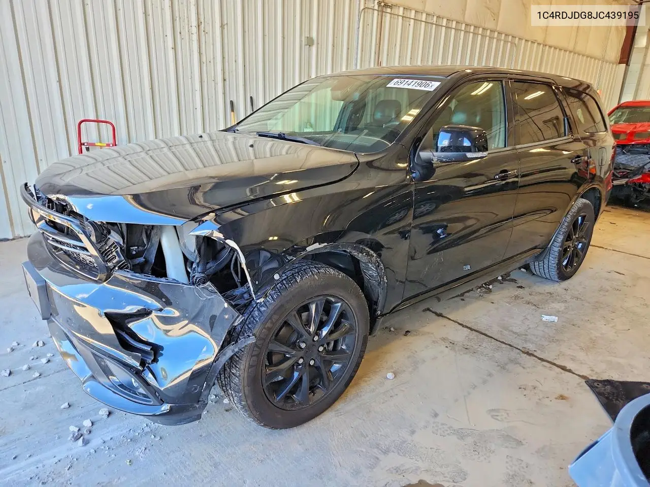 DODGE DURANGO 2018, VIN 1C4RDJDG8JC439195