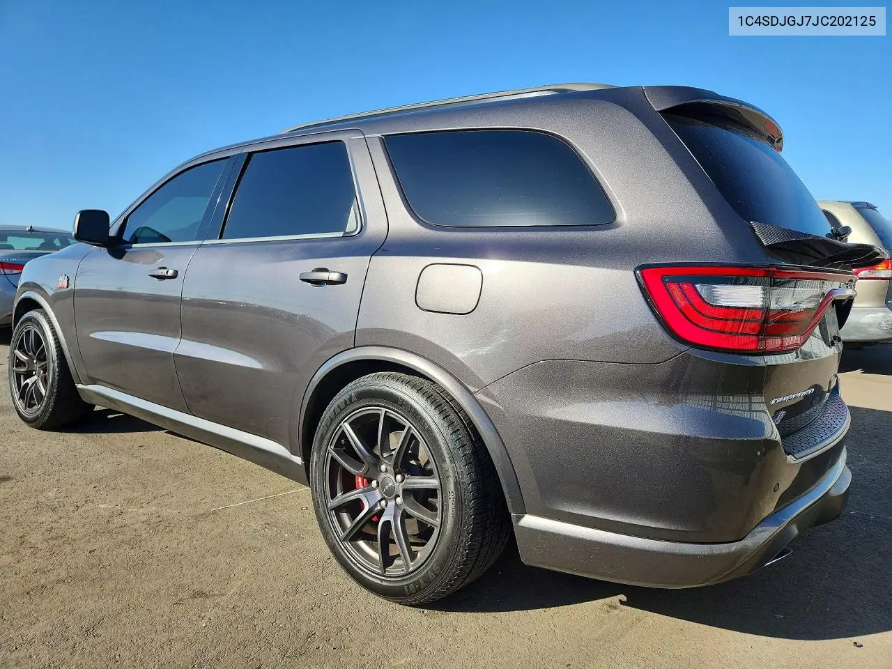 2018 DODGE DURANGO VIN 1C4SDJGJ7JC202125 — фото 2