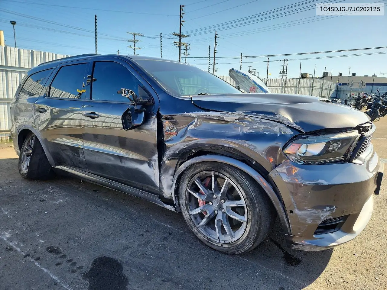 2018 DODGE DURANGO VIN 1C4SDJGJ7JC202125 — фото 4