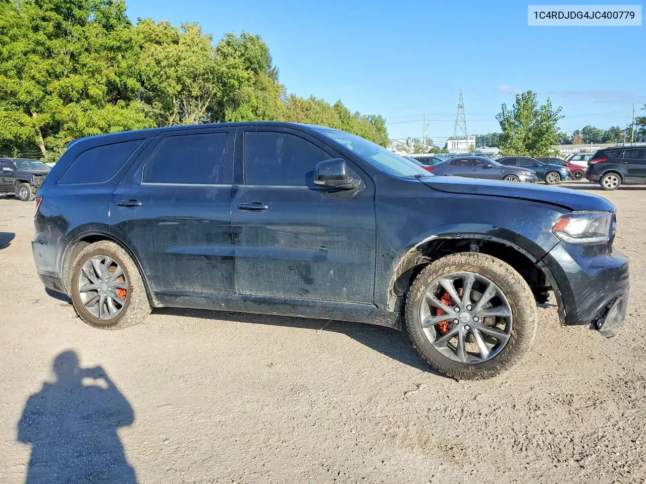 2018 DODGE DURANGO VIN 1C4RDJDG4JC400779 — фото 4