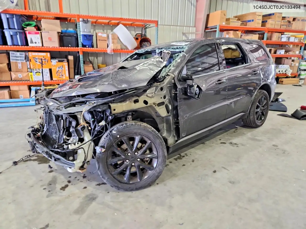 DODGE DURANGO 2018, VIN 1C4SDJCT0JC133494