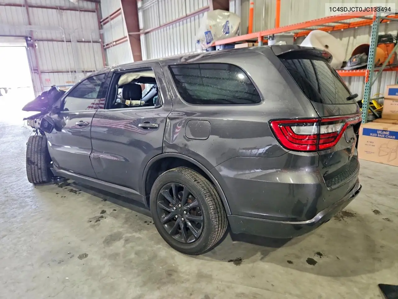 2018 DODGE DURANGO VIN 1C4SDJCT0JC133494 — фото 2