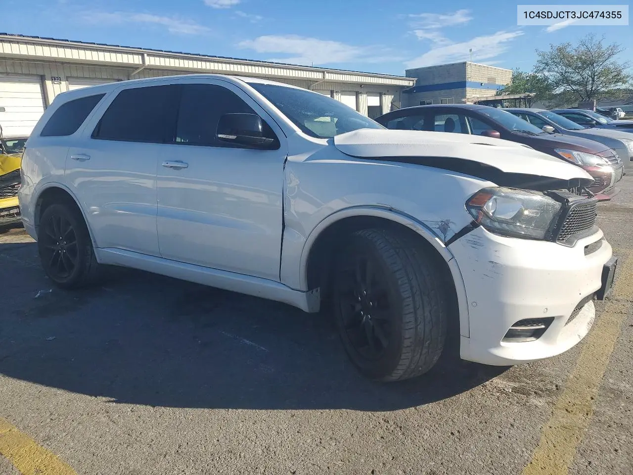 2018 DODGE DURANGO VIN 1C4SDJCT3JC474355 — фото 4