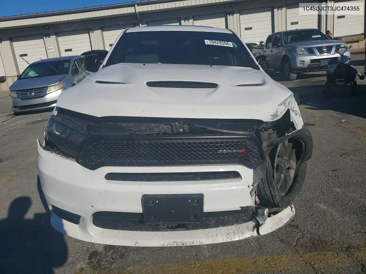 2018 DODGE DURANGO VIN 1C4SDJCT3JC474355 — фото 5