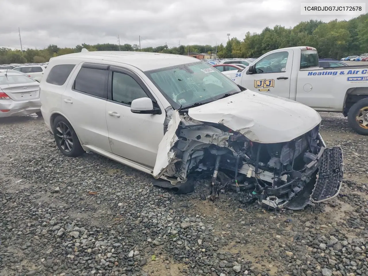 2018 DODGE DURANGO VIN 1C4RDJDG7JC172678 — фото 4