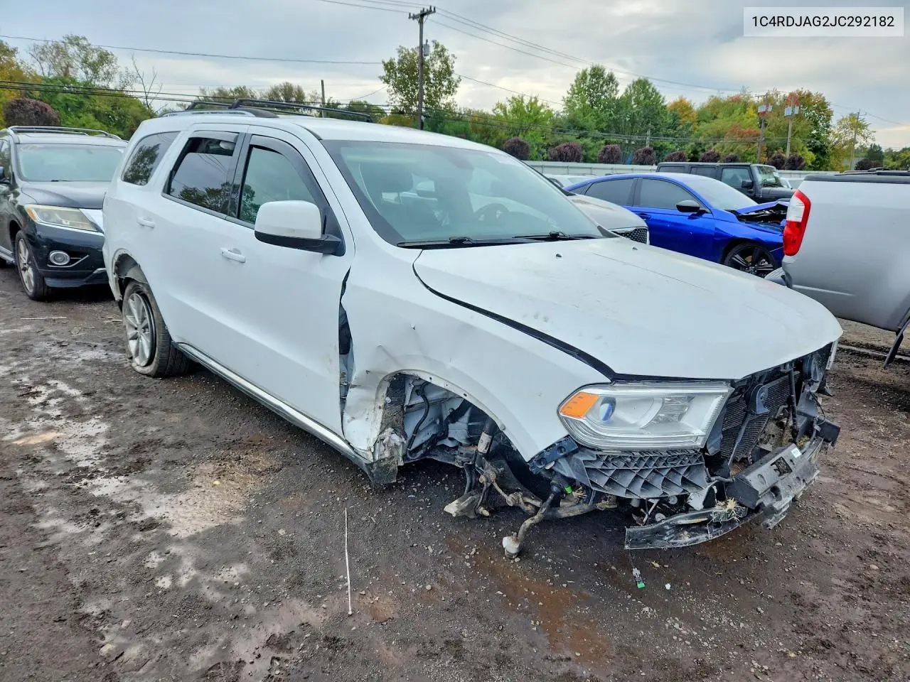 2018 DODGE DURANGO VIN 1C4RDJAG2JC292182 — фото 4